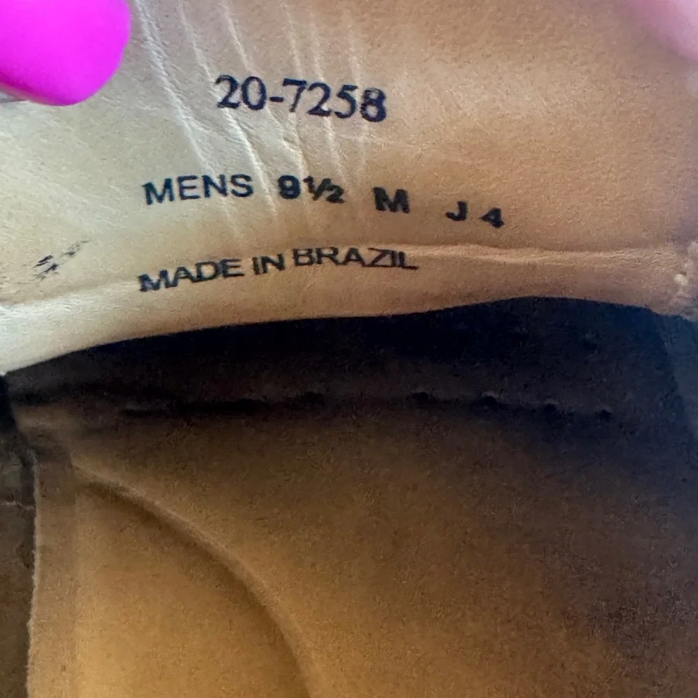 Johnston & Murphy XC4 Mens 9.5 M Brown Leather Sheepskin Lining Shoes 20-7258